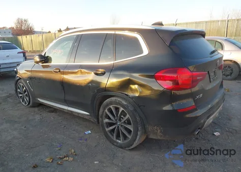 2019 BMW X3 xDrive30I z USA, uszkodzony, nr VIN 5UXTR9C55KLP95903